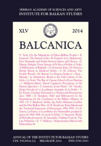 Balcanica XLV